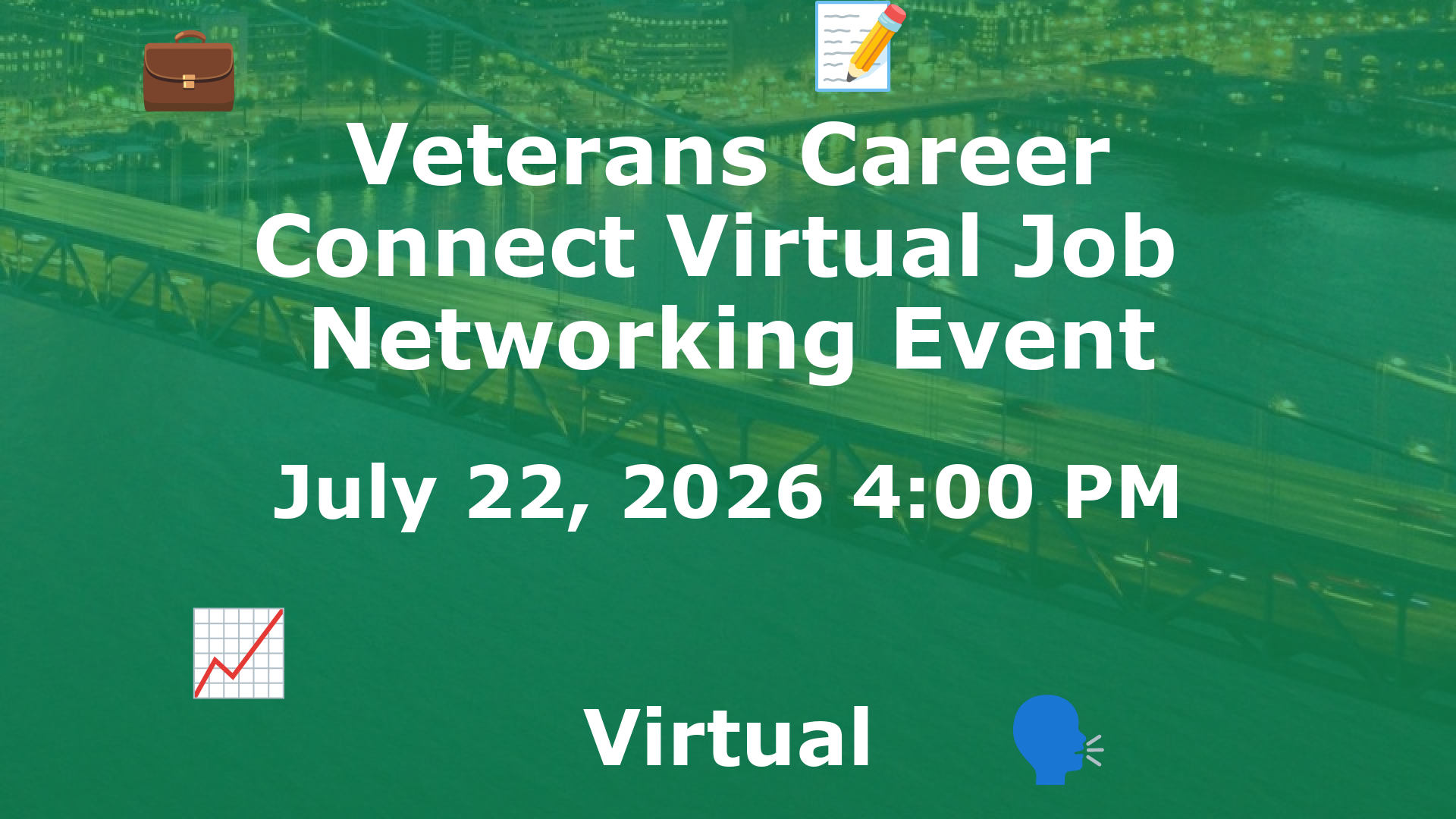 Veterans Career Connect Virtual Job  Networking Event event image